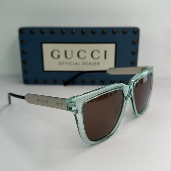 💯- New Authentic GUCCI Unisex Rectangular Sunglasses GG0976S-002-56 - Picture 15 of 16